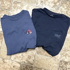 2 Vineyard Vines long sleeve tees